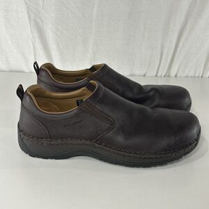 RED WING Men's 6702 Brown Leather Steel Toe Slip On Shoes Loafer Work Size 11.5